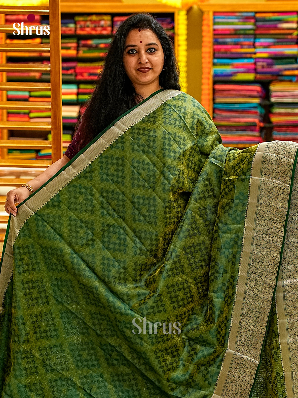 Semi Rawsilk Saree - EI21199