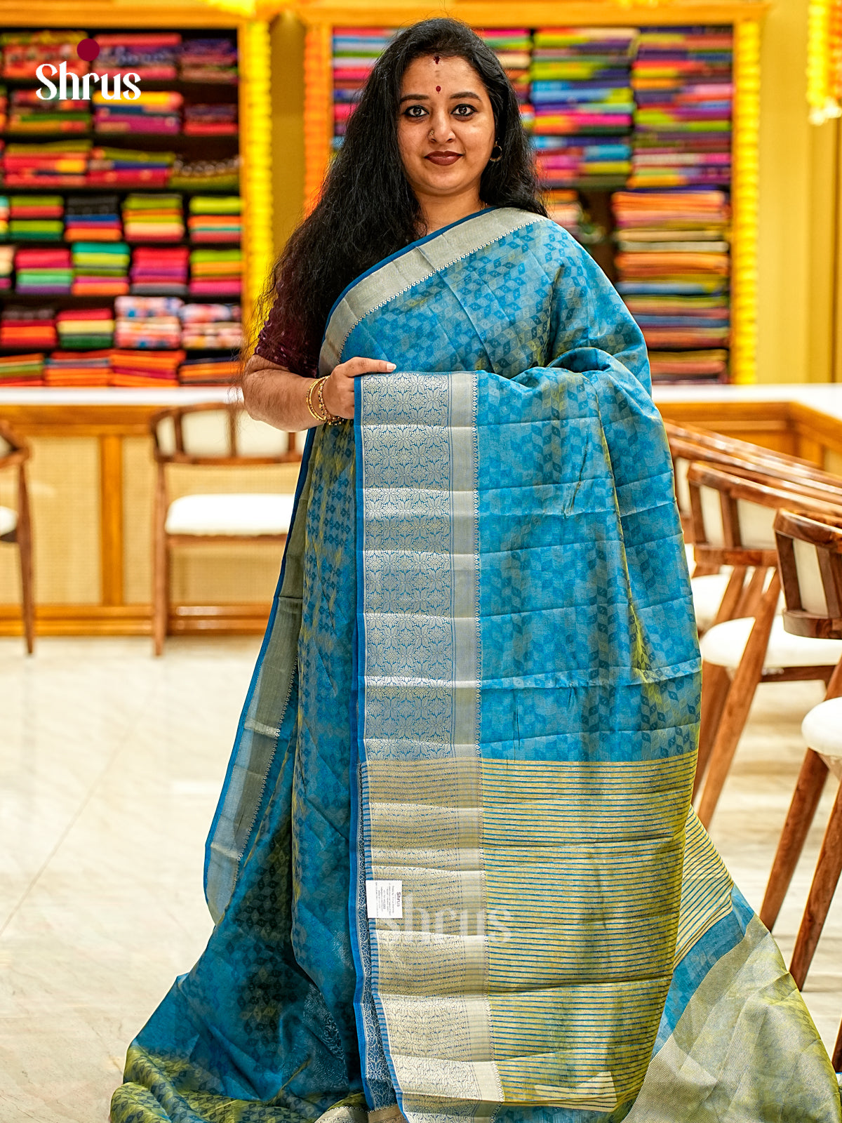 Semi Rawsilk Saree - EI21201