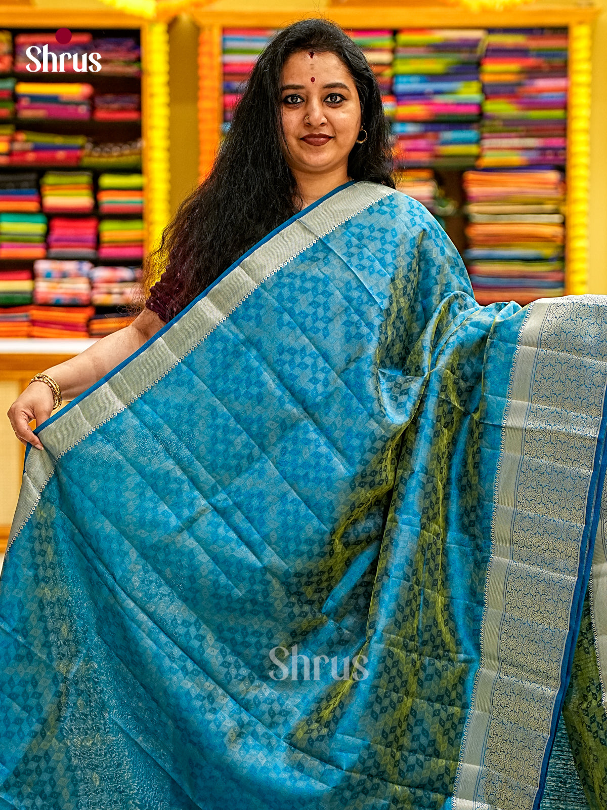 Semi Rawsilk Saree - EI21201