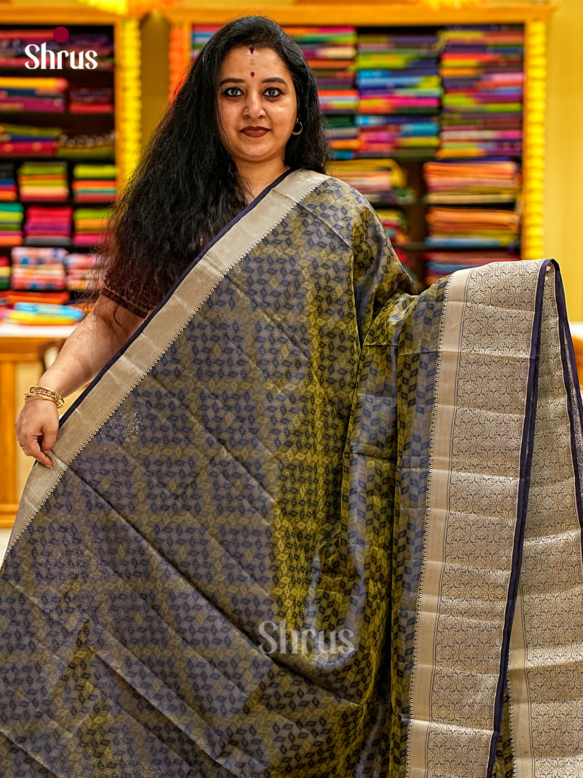 Semi Rawsilk Saree - EI21204