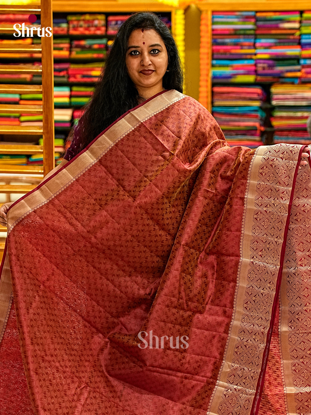 Semi Rawsilk Saree - EI21210