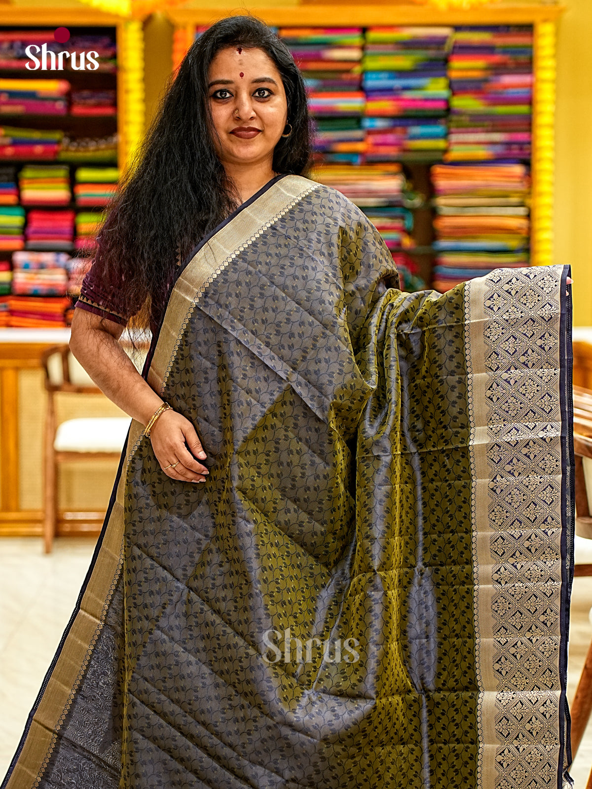 Semi Rawsilk Saree - EI21214