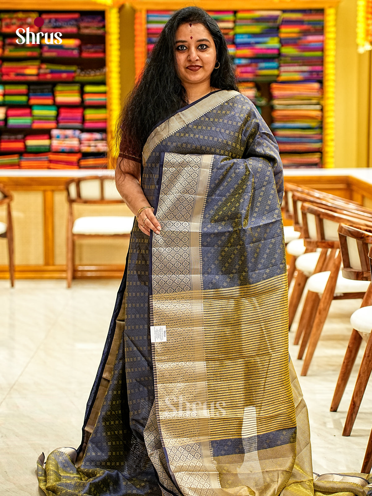 Semi Rawsilk Saree - EI21222