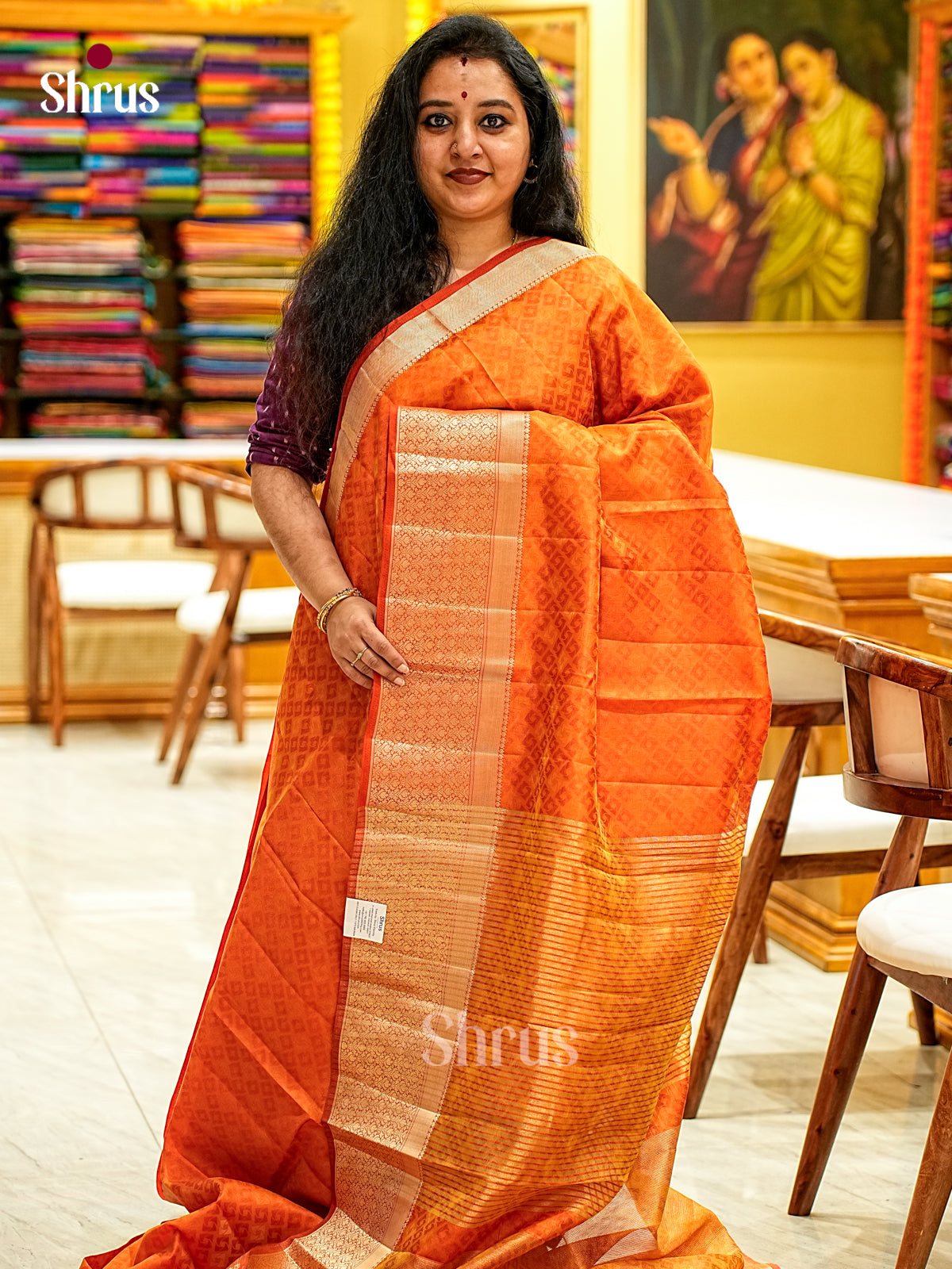 Semi Rawsilk Saree - EI21228