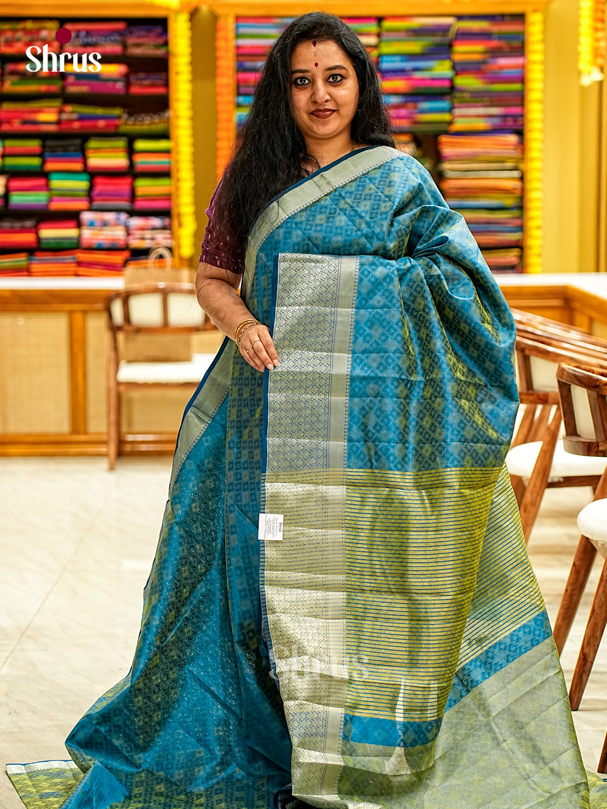 Semi Rawsilk Saree - EI21237