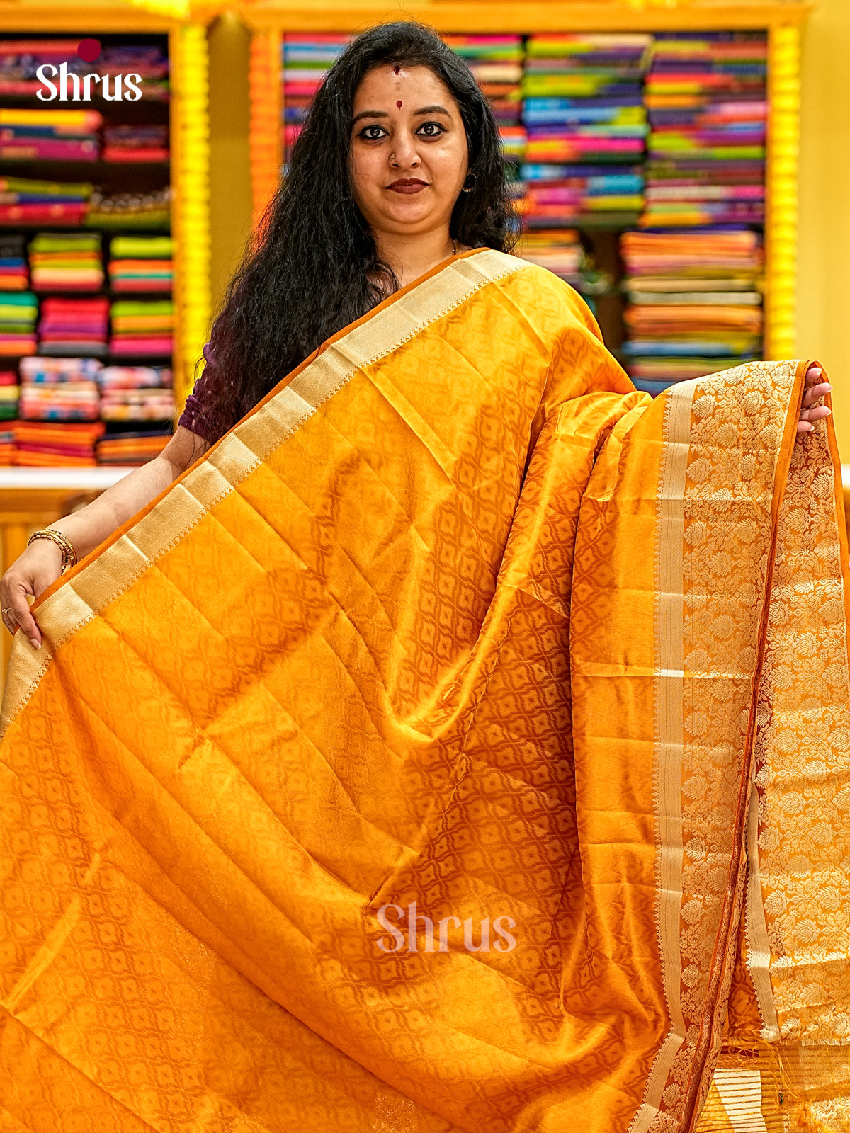 Semi Rawsilk Saree - EI21243