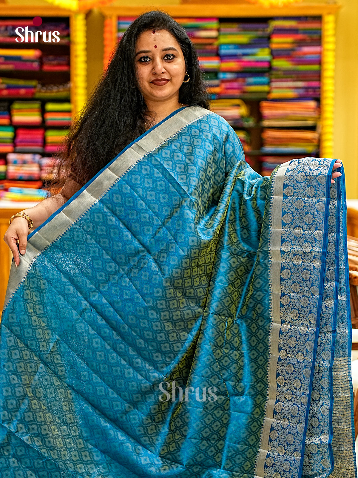 Semi Rawsilk Saree - EI21244