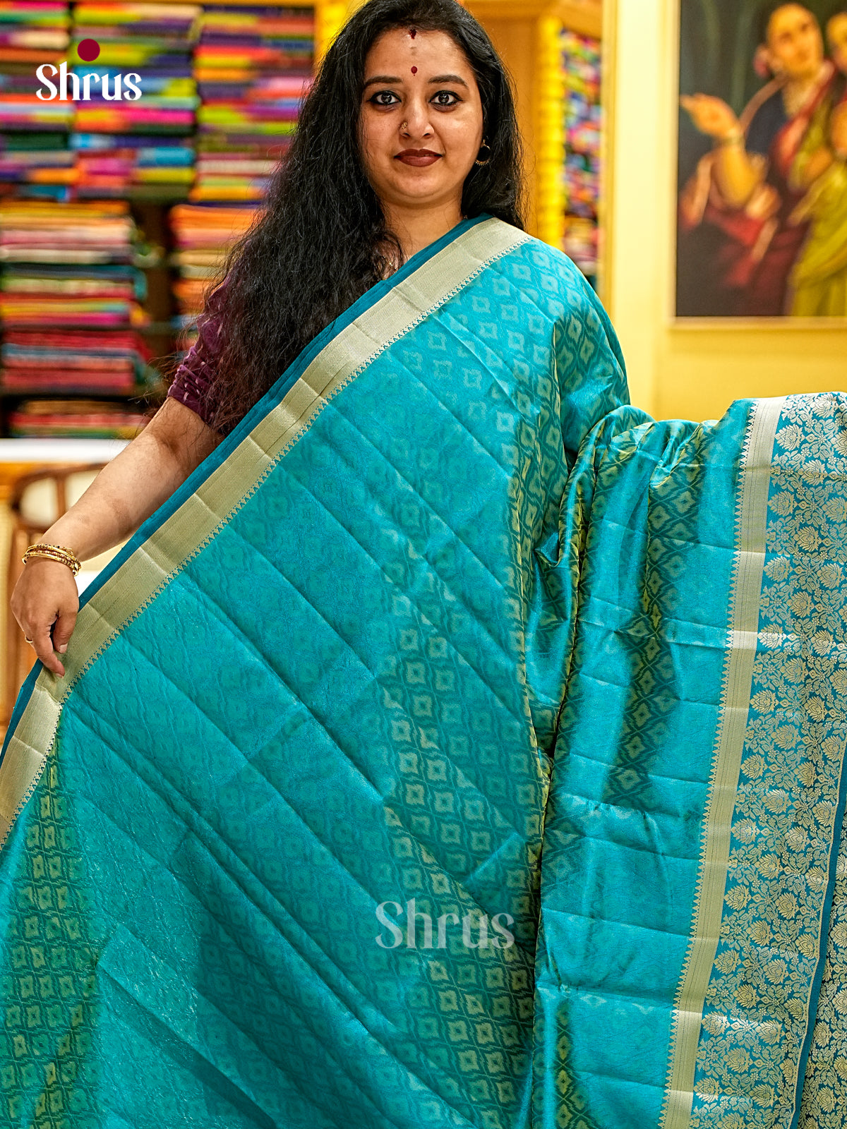 Semi Rawsilk Saree - EI21247
