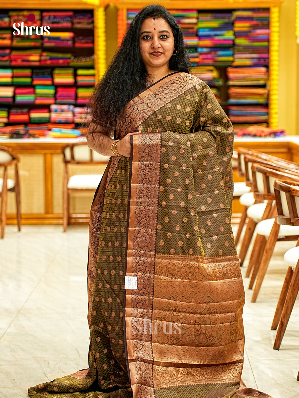 Semi Rawsilk Saree - EI21265
