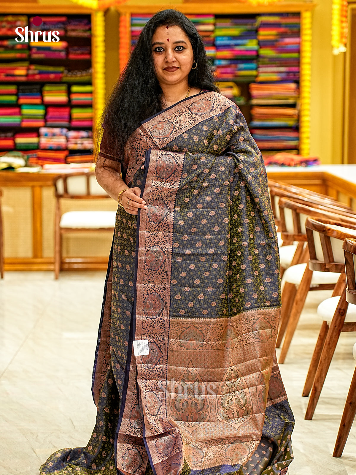 Semi Rawsilk Saree - EI21277