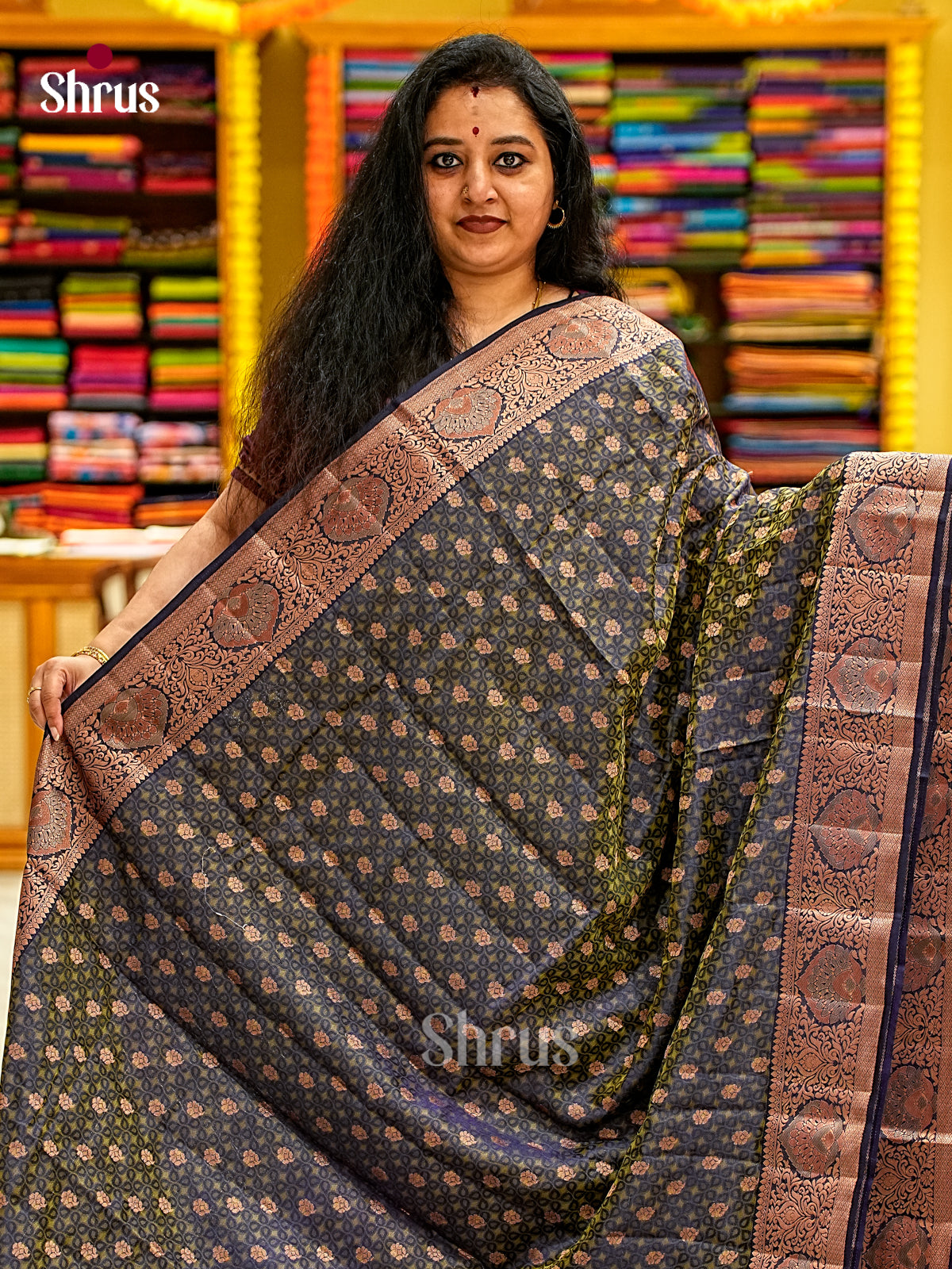 Semi Rawsilk Saree - EI21277