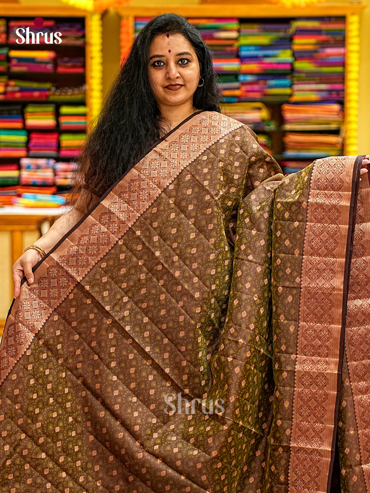 Semi Rawsilk Saree - EI21289