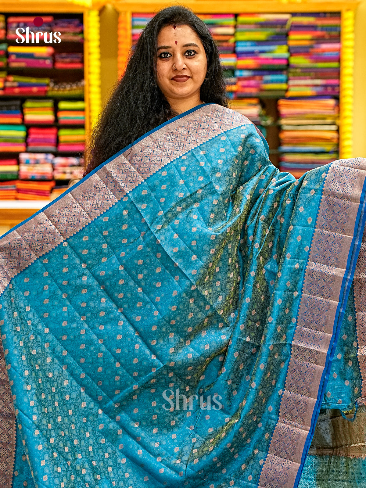 Semi Rawsilk Saree - EI21296