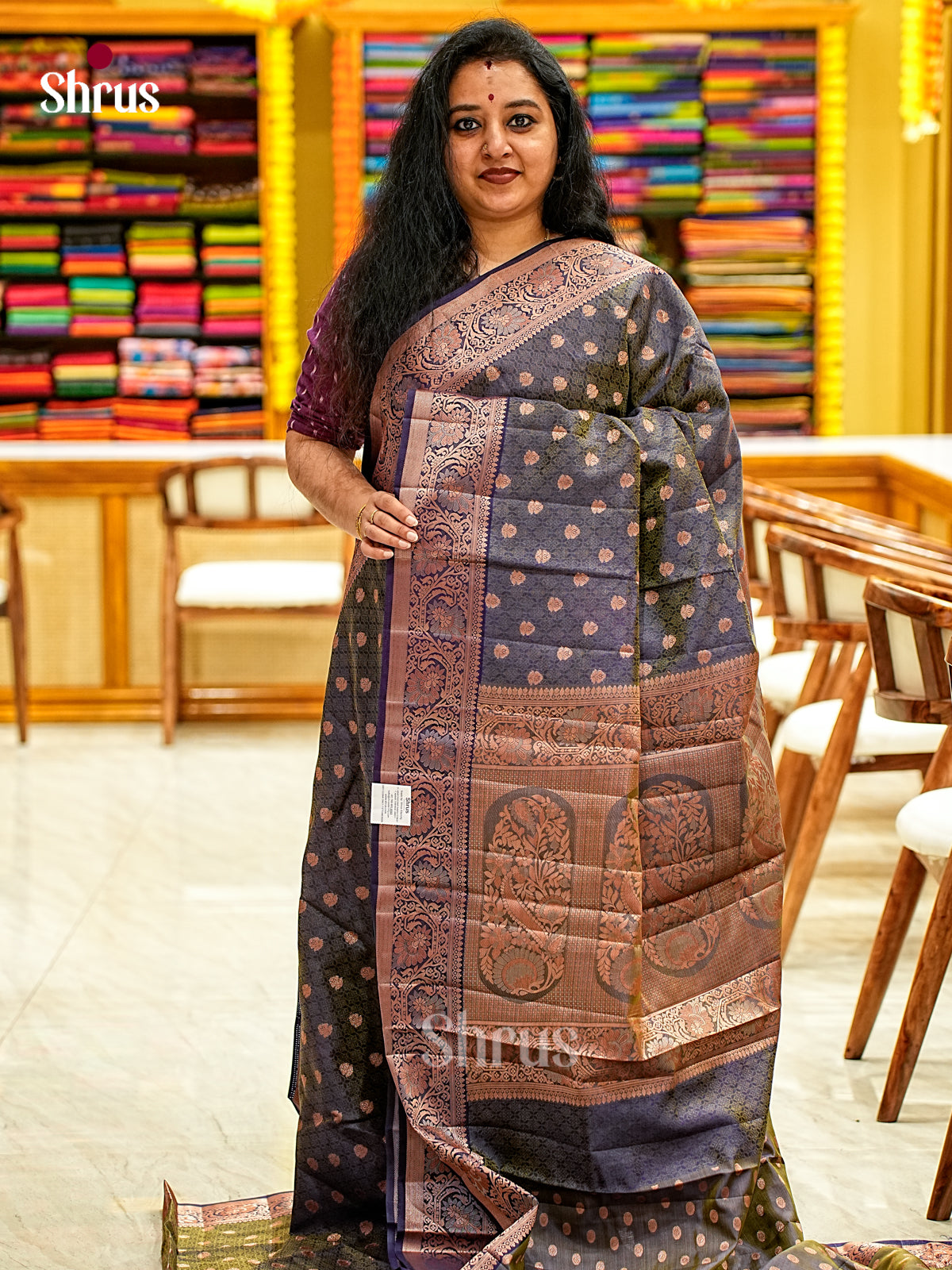 Semi Rawsilk Saree - EI21307