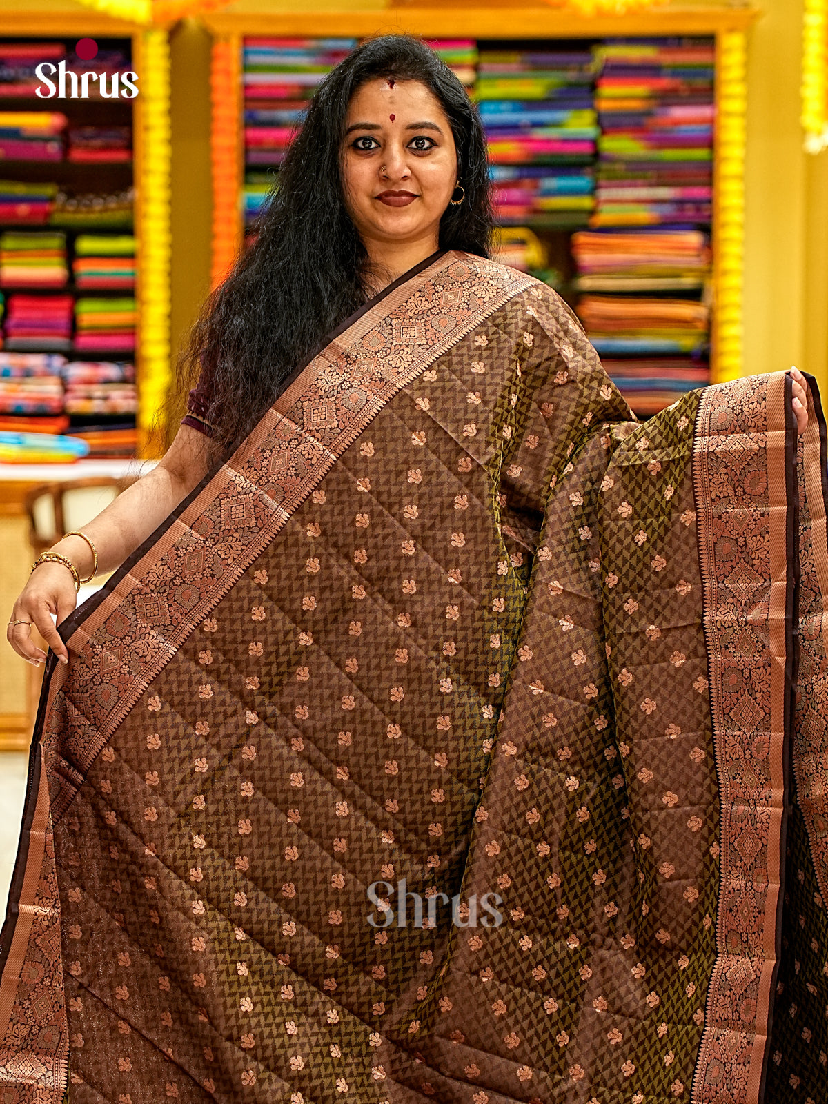 Semi Rawsilk Saree - EI21316