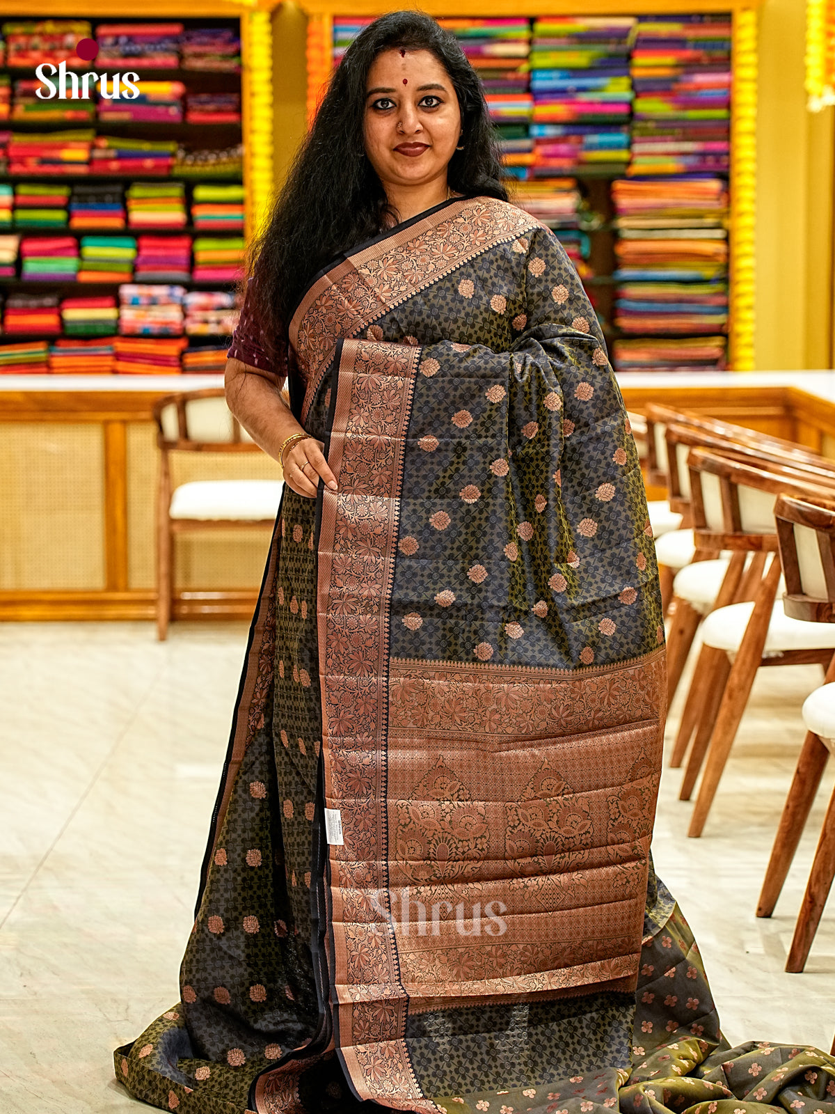 Semi Rawsilk Saree - EI21325