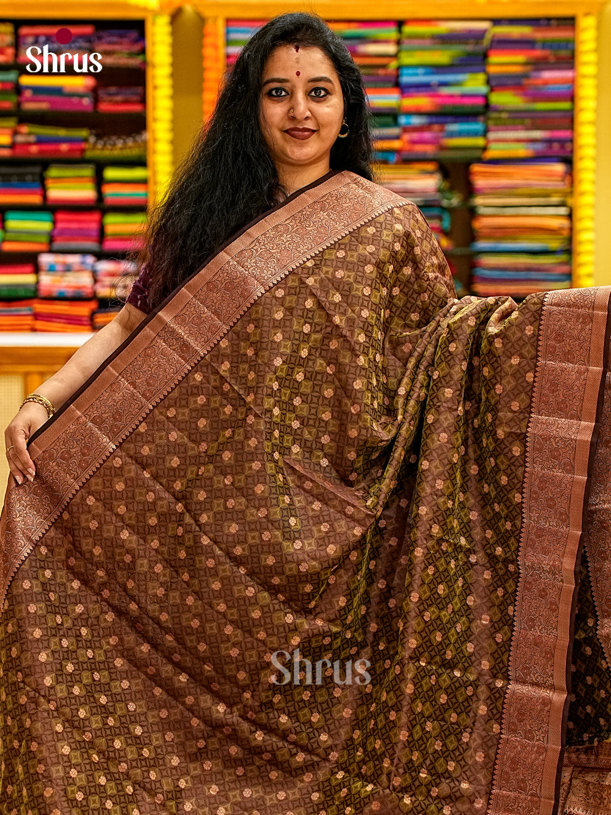 Semi Rawsilk Saree - EI21329