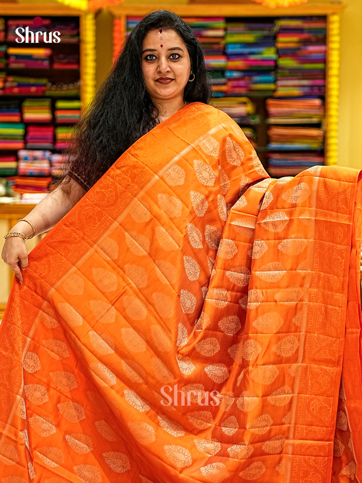 Semi Rawsilk Saree - EI22003