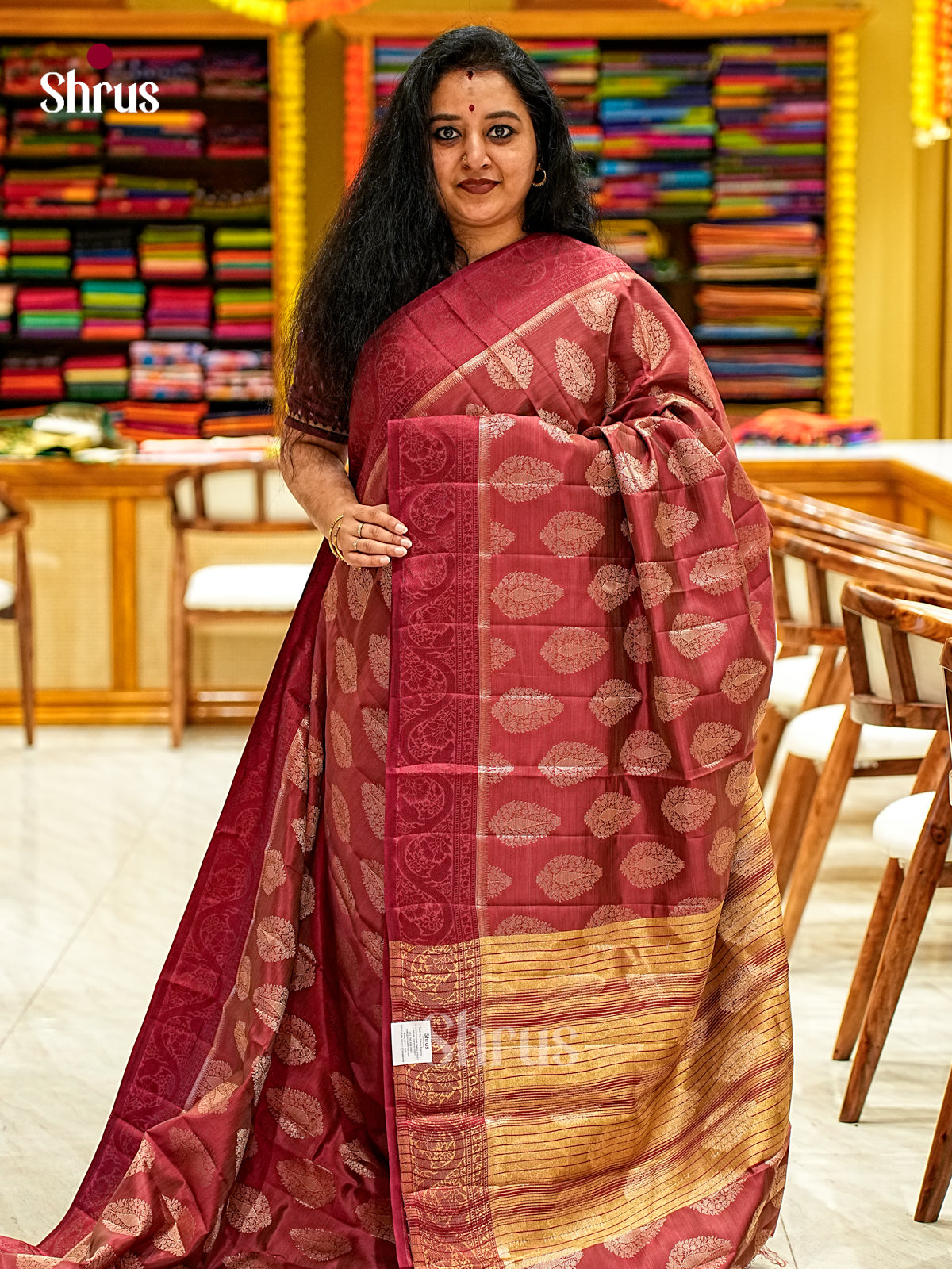 Semi Rawsilk Saree - EI22005