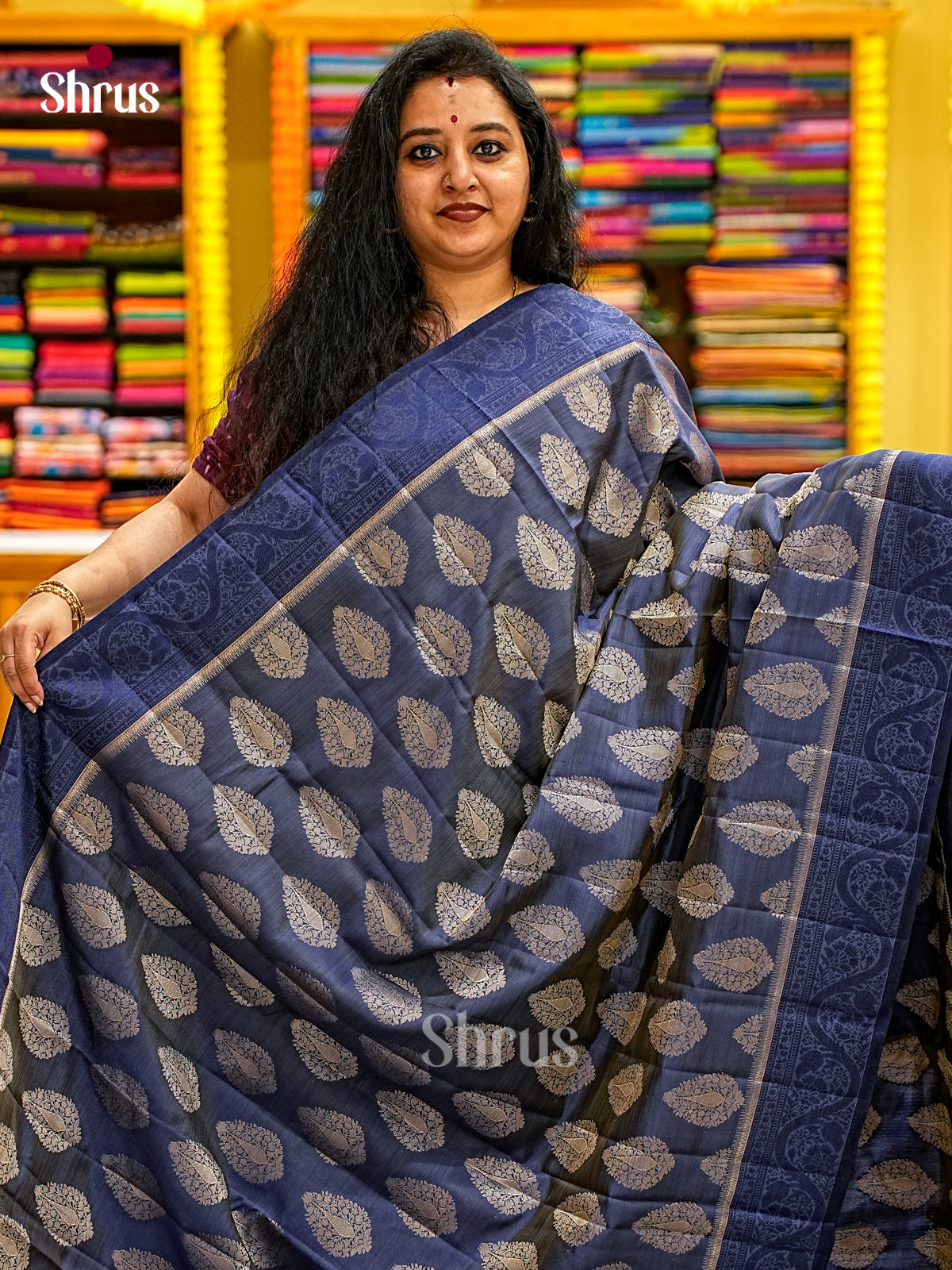 Semi Rawsilk Saree - EI22006