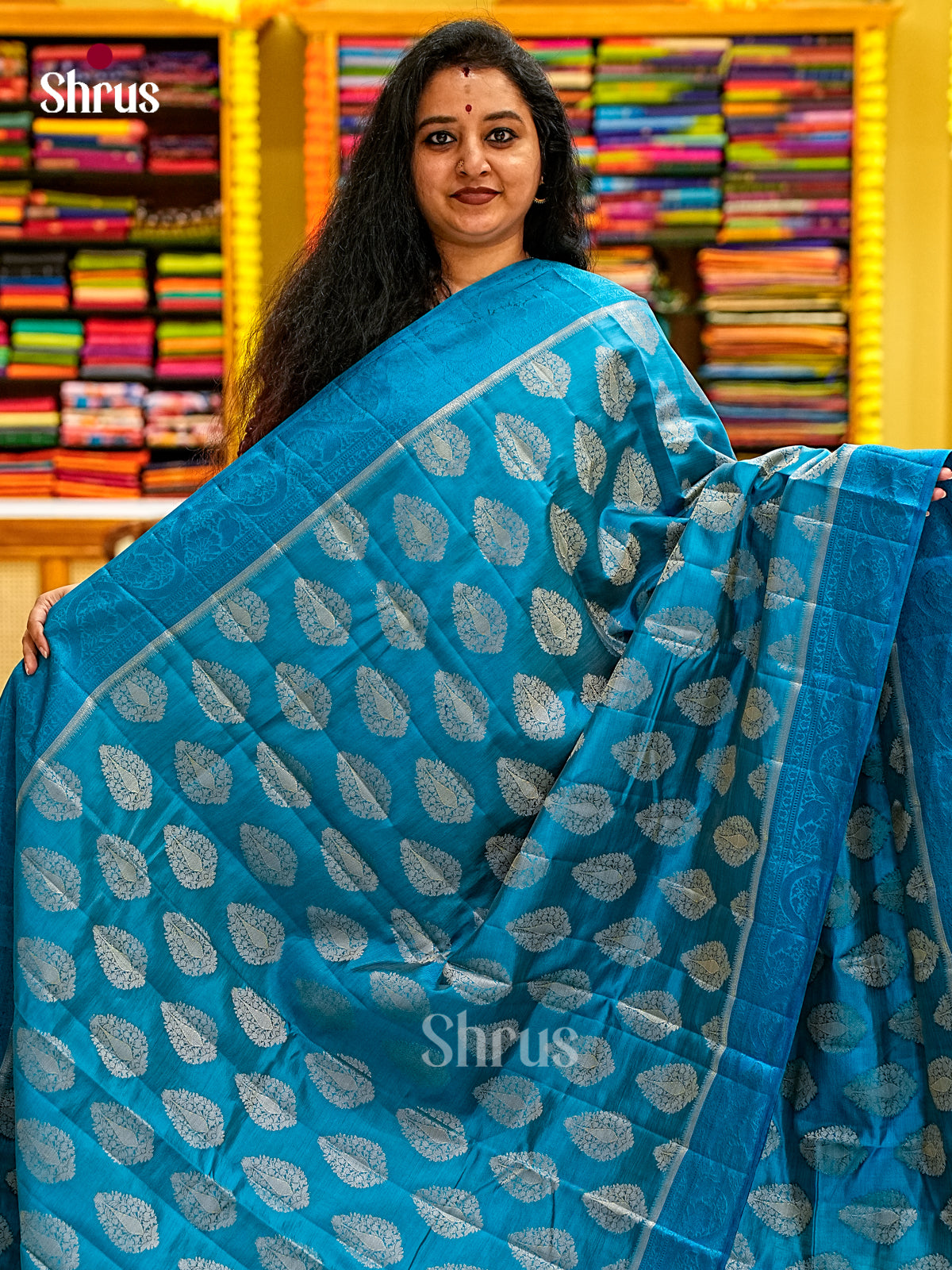 Semi Rawsilk Saree - EI22010