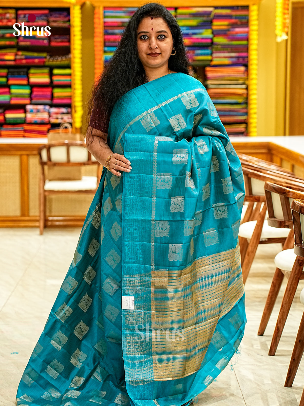 Semi Rawsilk Saree - EI22011