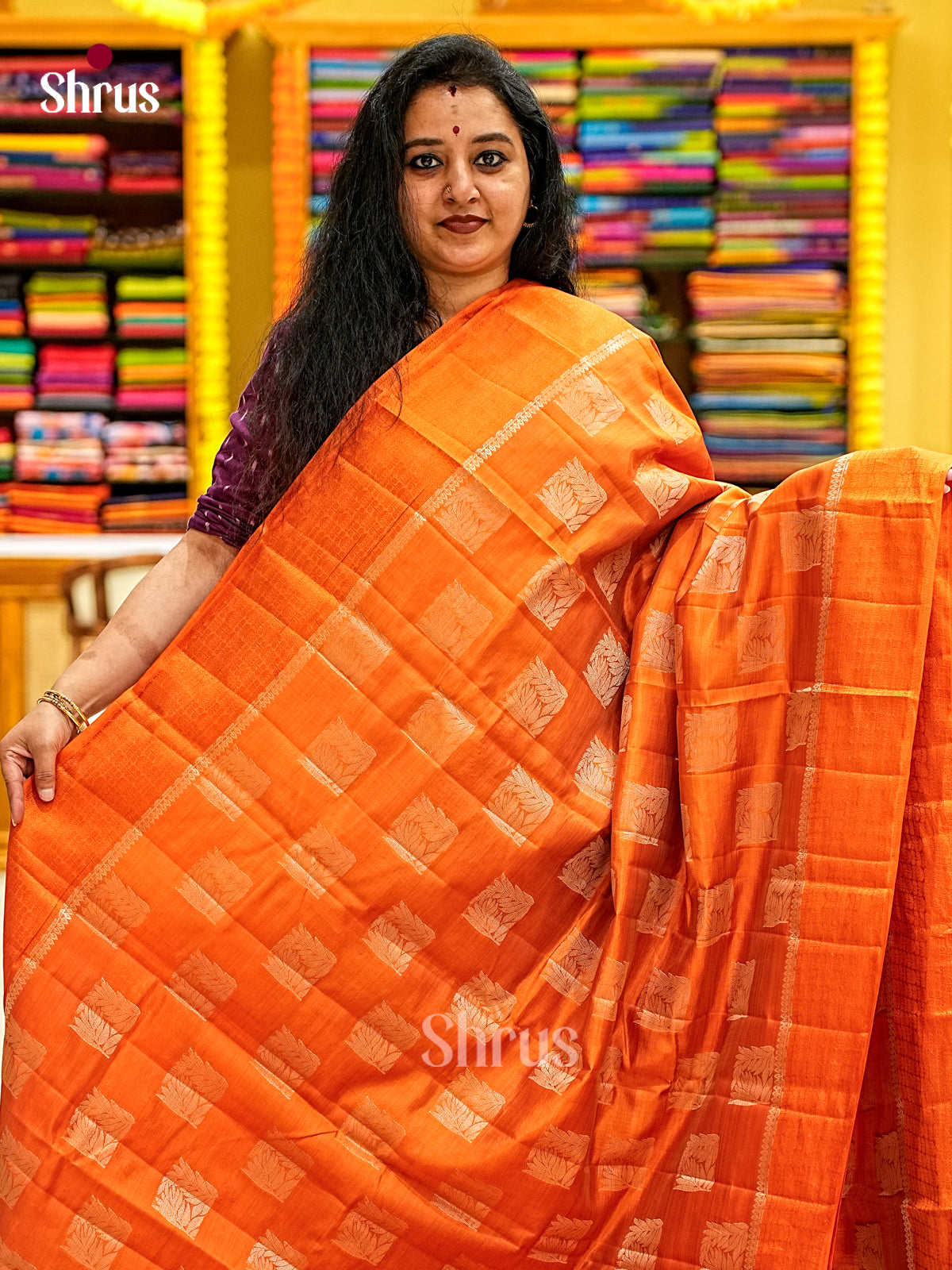 Semi Rawsilk Saree - EI22013