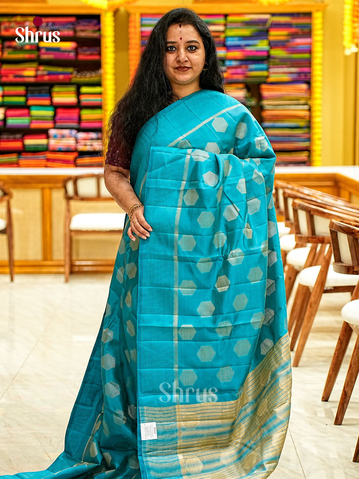 Semi Rawsilk Saree - EI22022