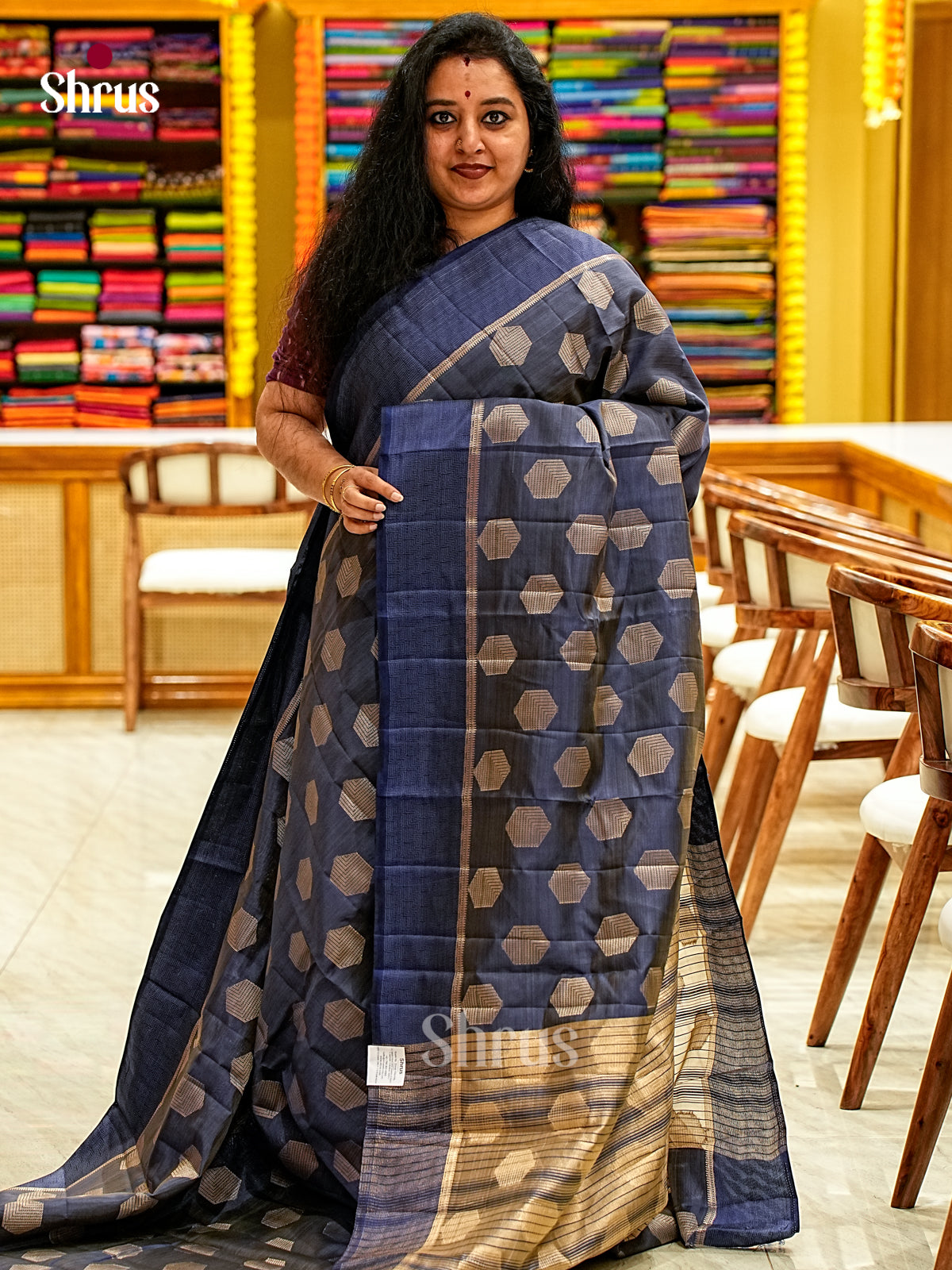 Semi Rawsilk Saree - EI22027