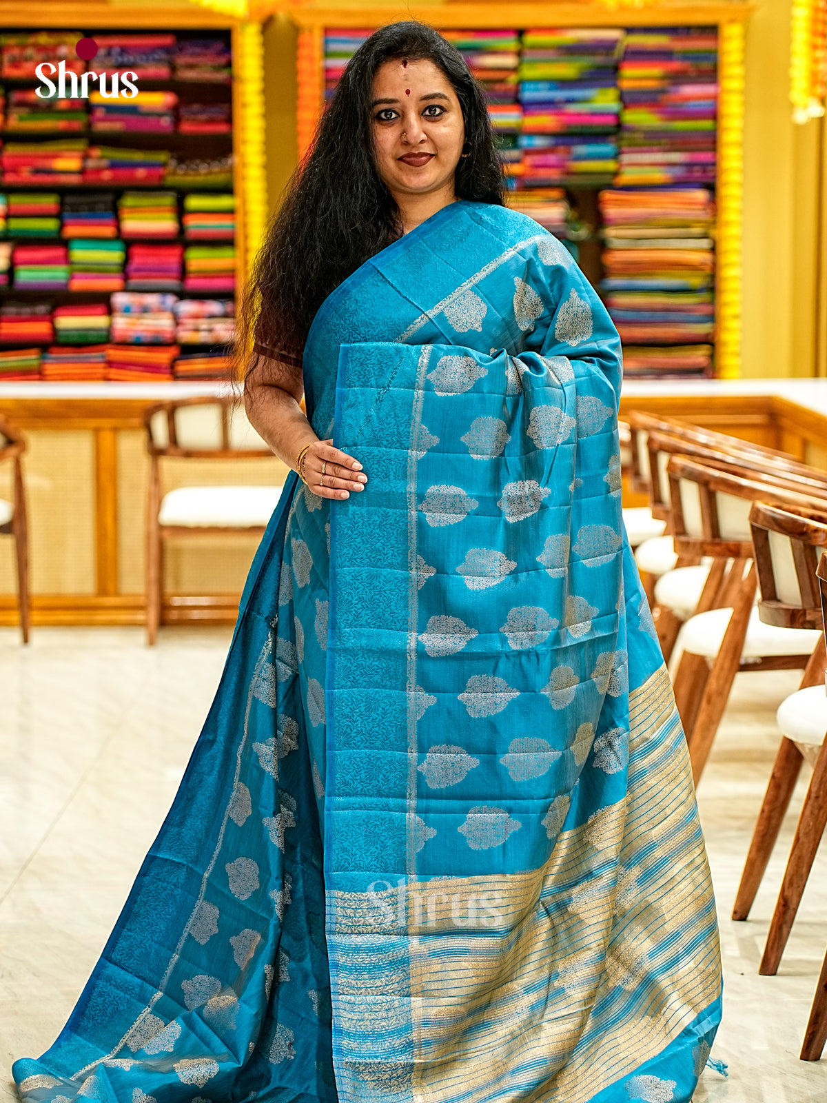 Semi Rawsilk Saree - EI22049