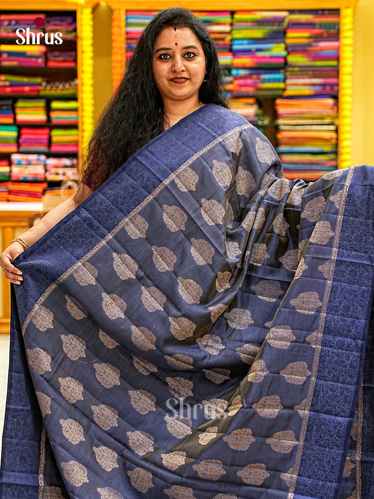 Semi Rawsilk Saree - EI22051