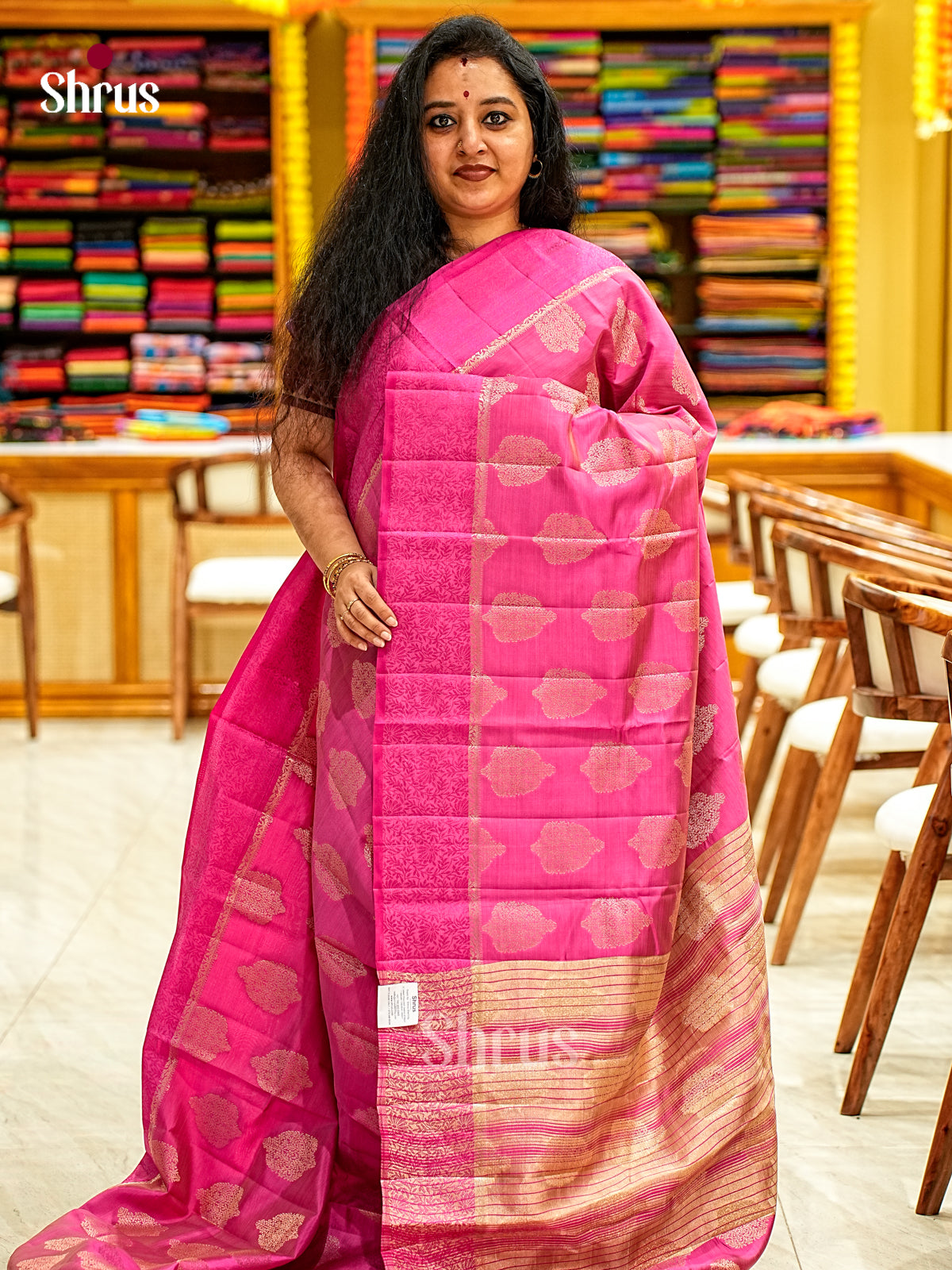 Semi Rawsilk Saree - EI22052