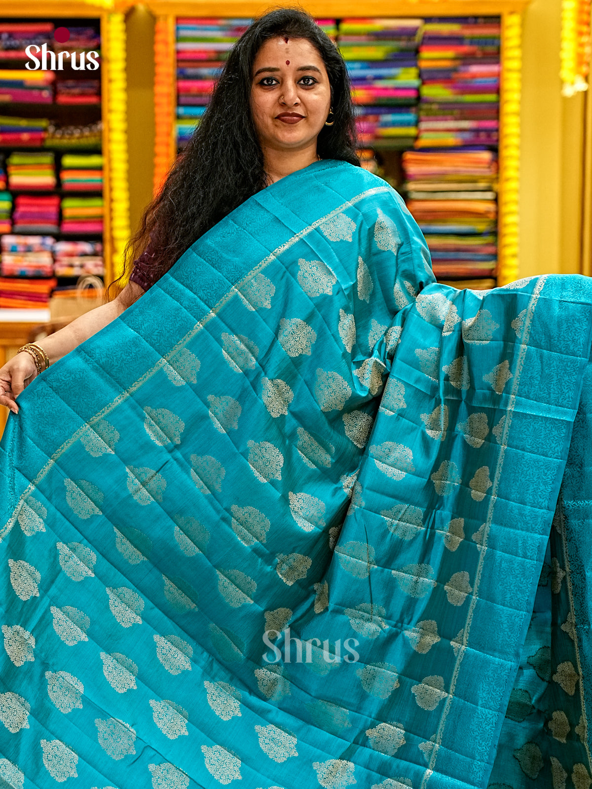 Semi Rawsilk Saree - EI22055