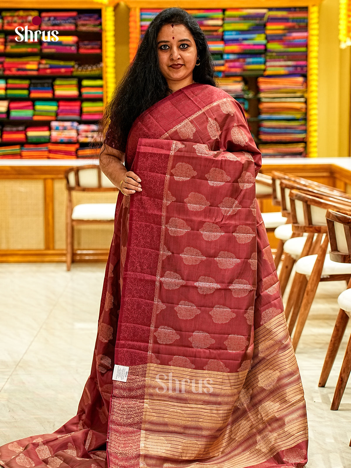 Semi Rawsilk Saree - EI22056