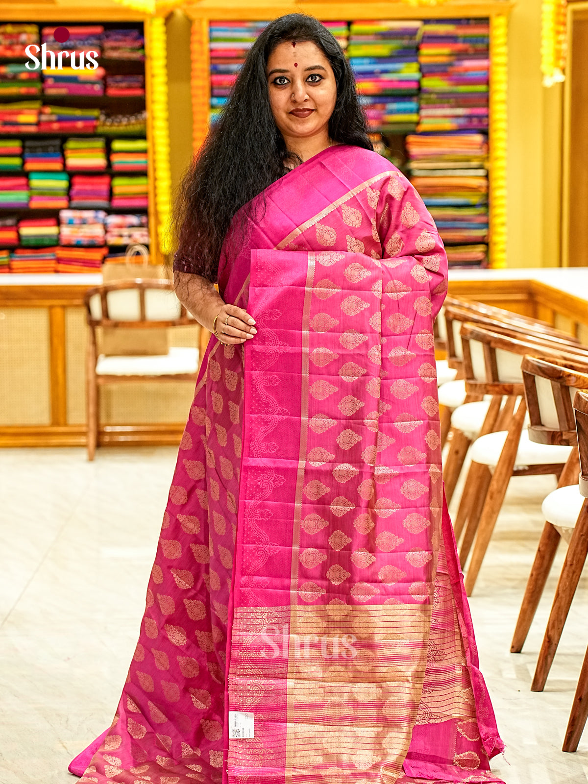 Semi Rawsilk Saree - EI22058
