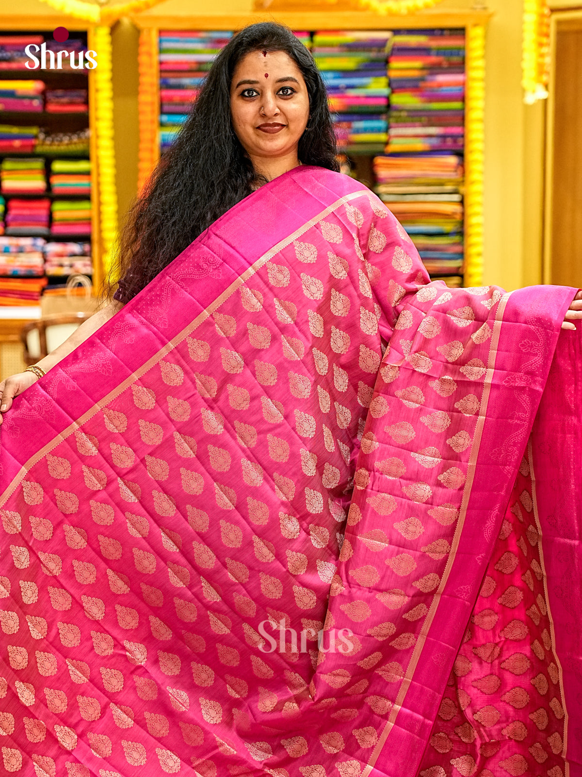 Semi Rawsilk Saree - EI22058