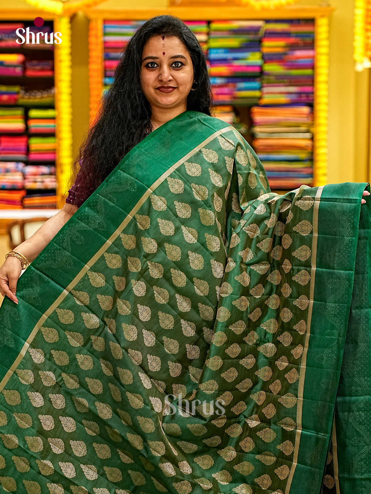 Semi Rawsilk Saree - EI22064