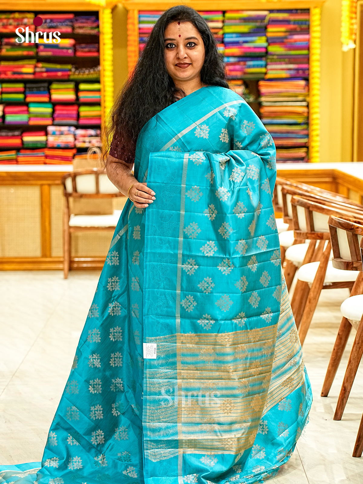 Semi Rawsilk Saree - EI22069