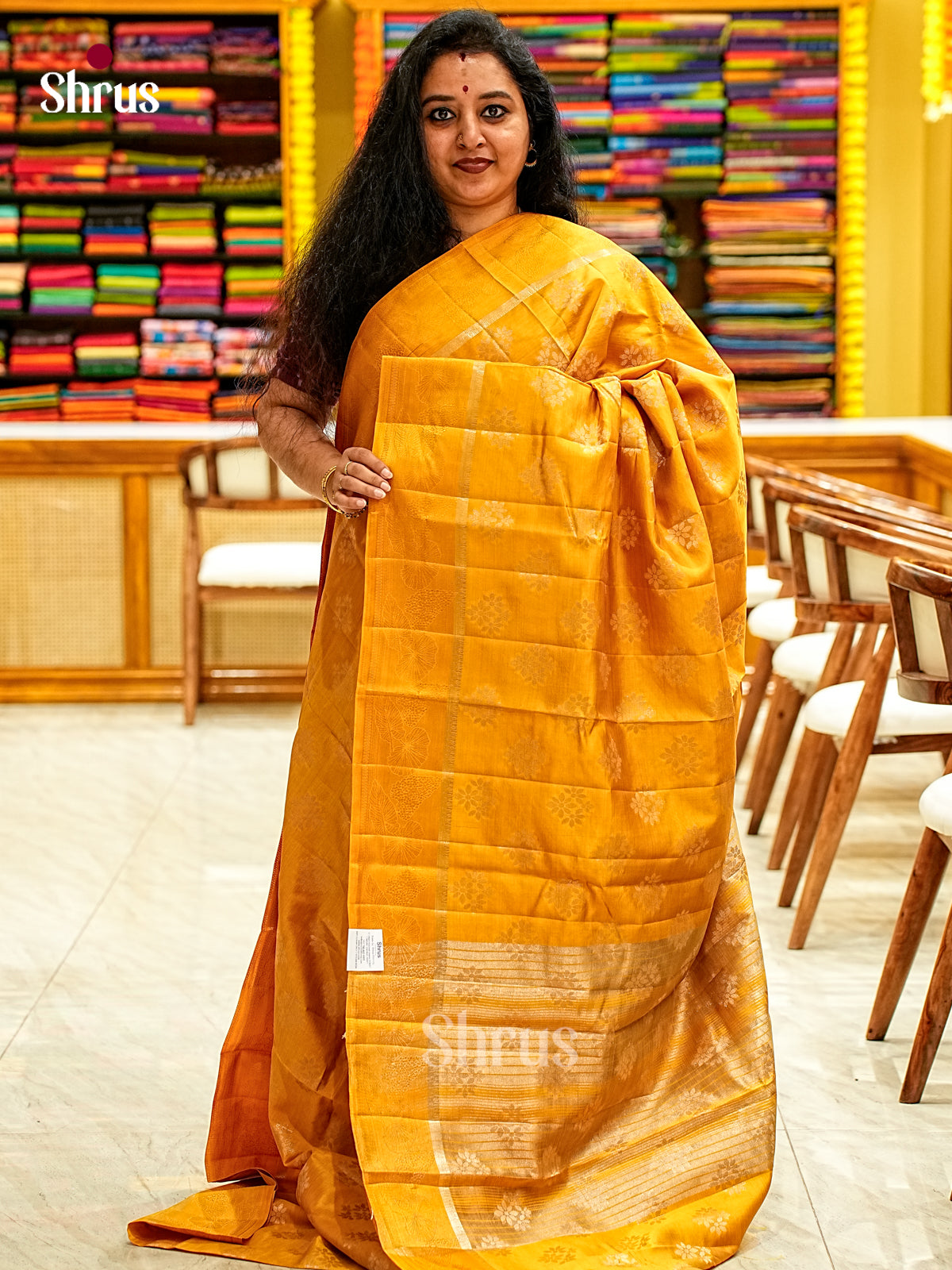 Semi Rawsilk Saree - EI22072
