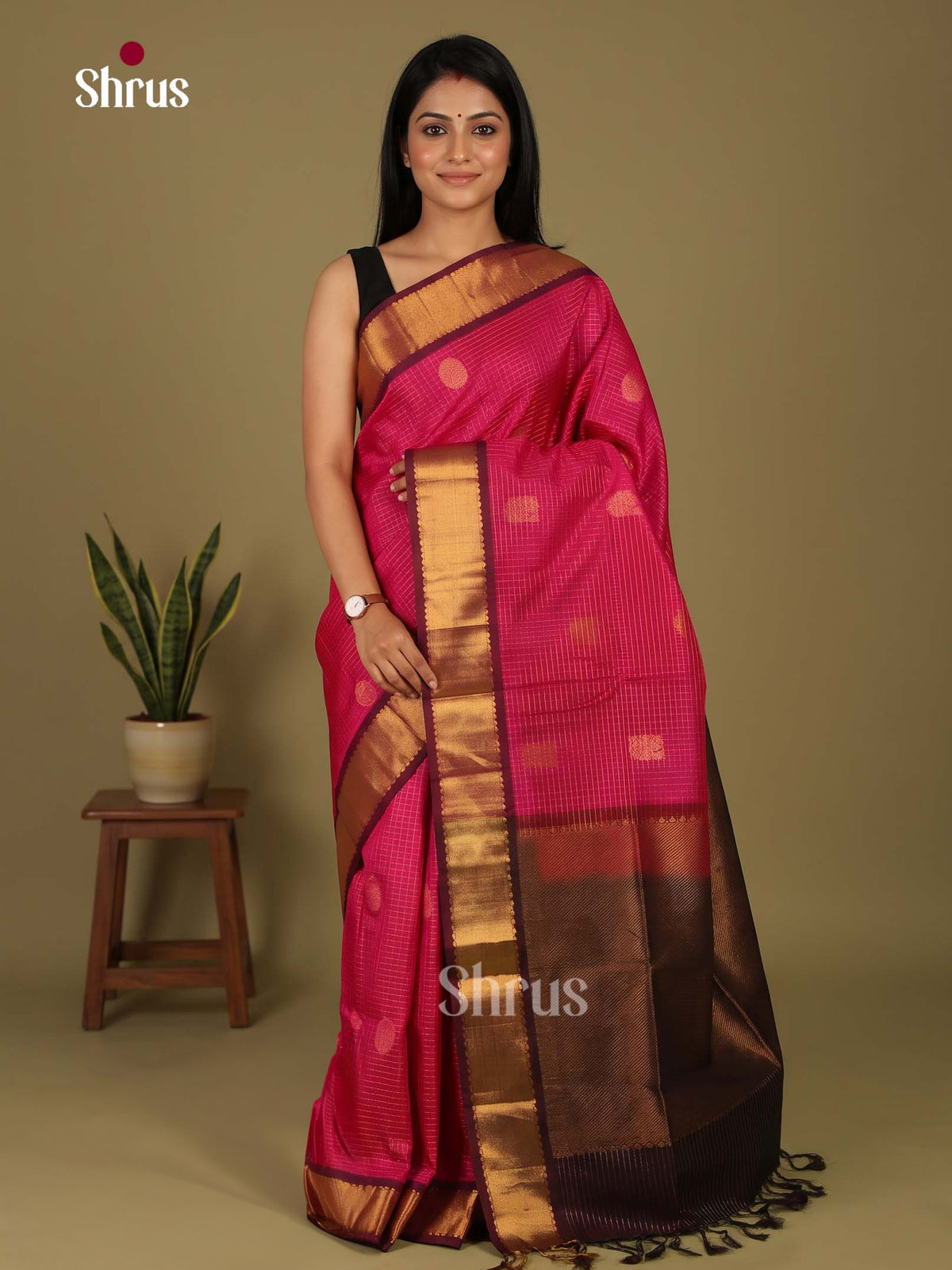 Silk Cotton Saree - EI23011