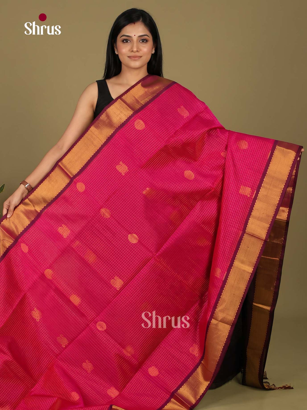 Silk Cotton Saree - EI23011