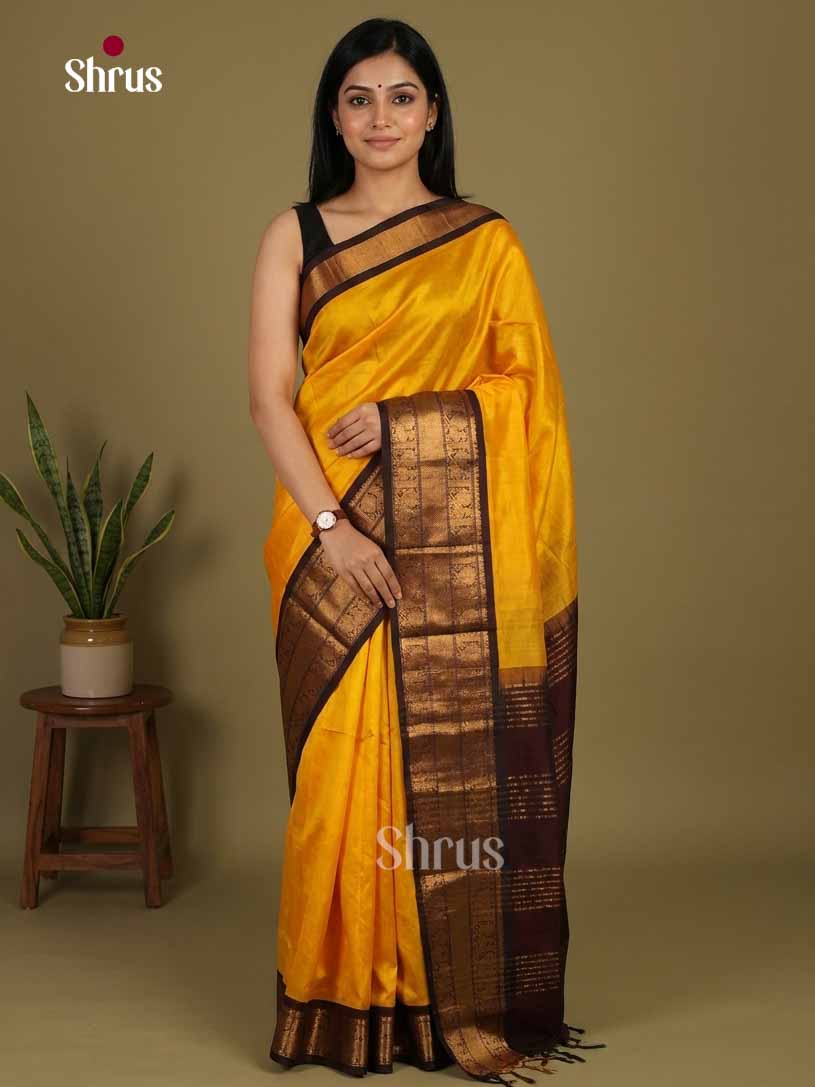 Silk Cotton Saree - EI23016 - Shop on Shrus.com