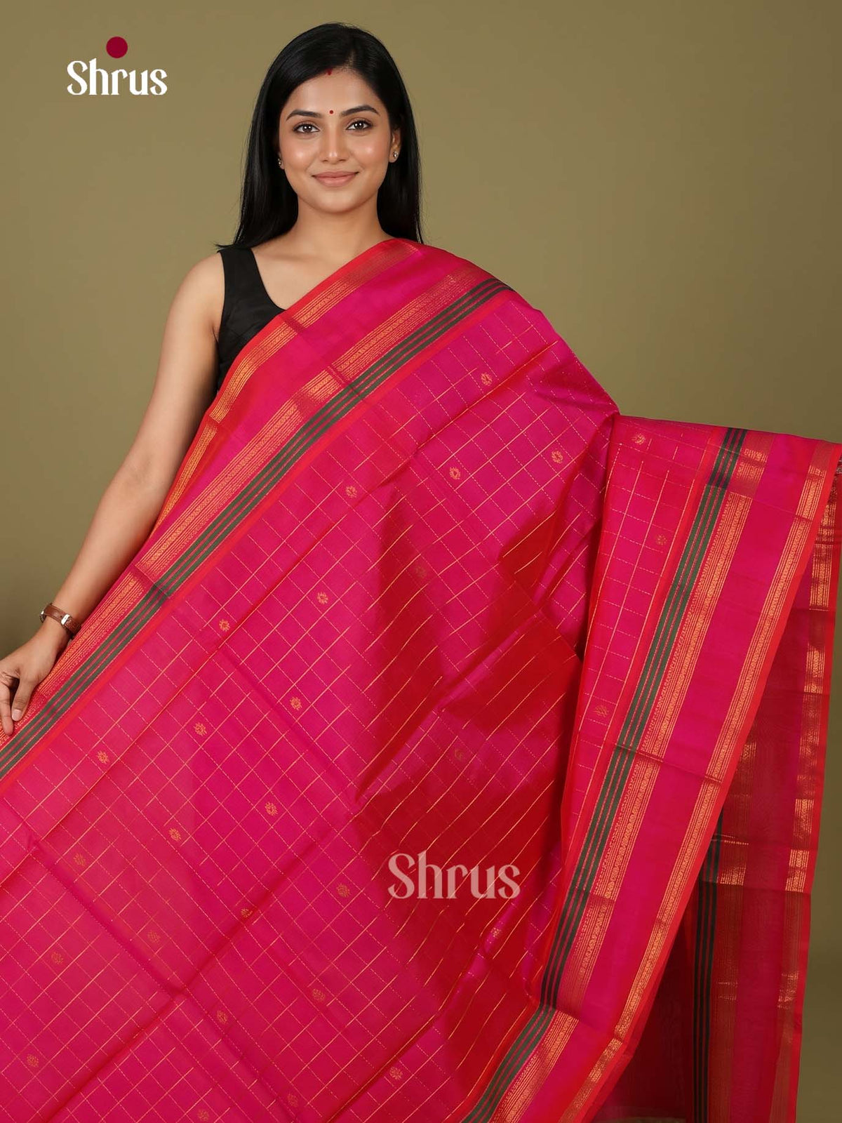 Silk Cotton Saree - EI23017
