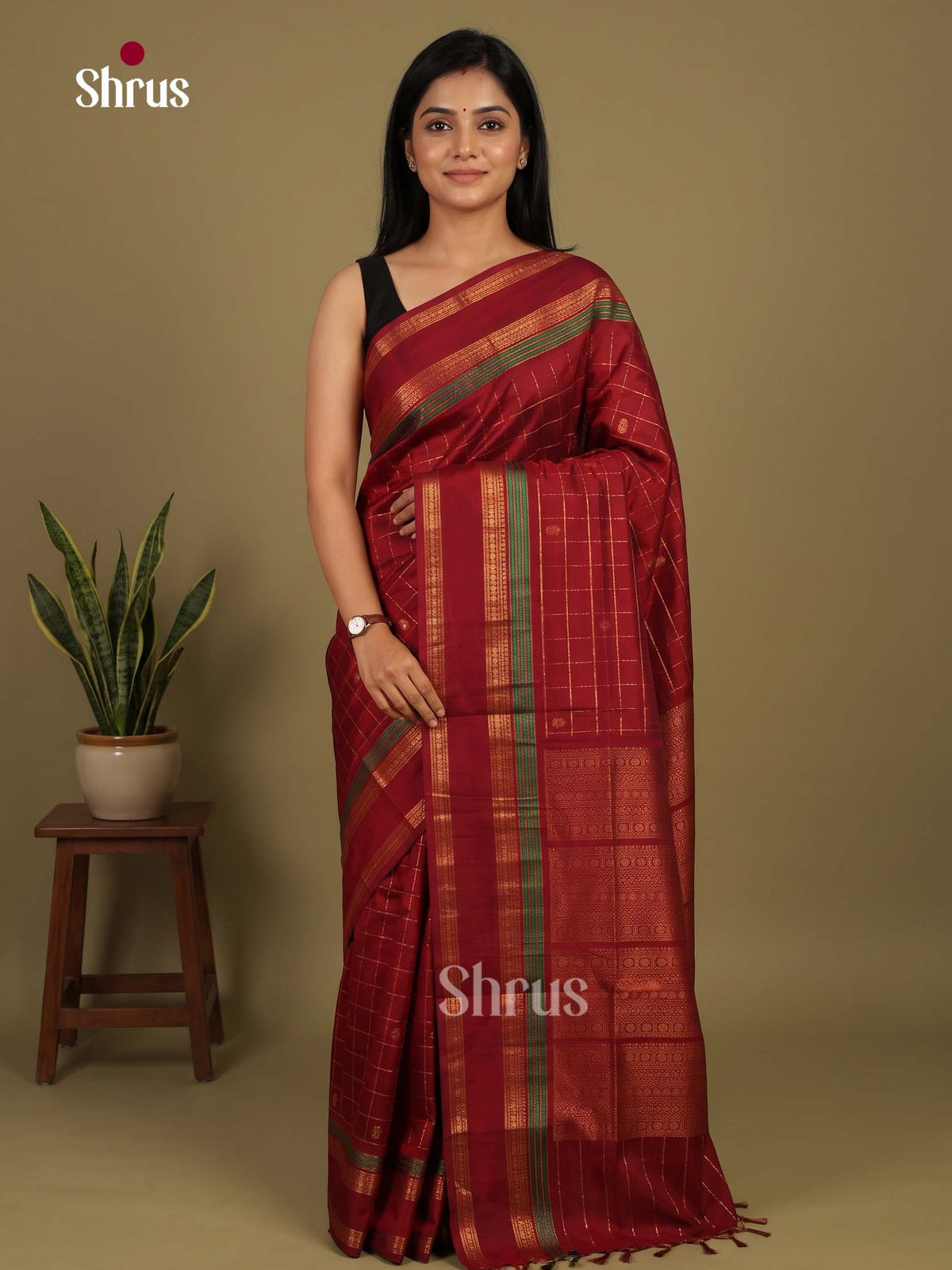 Silk Cotton Saree - EI23018