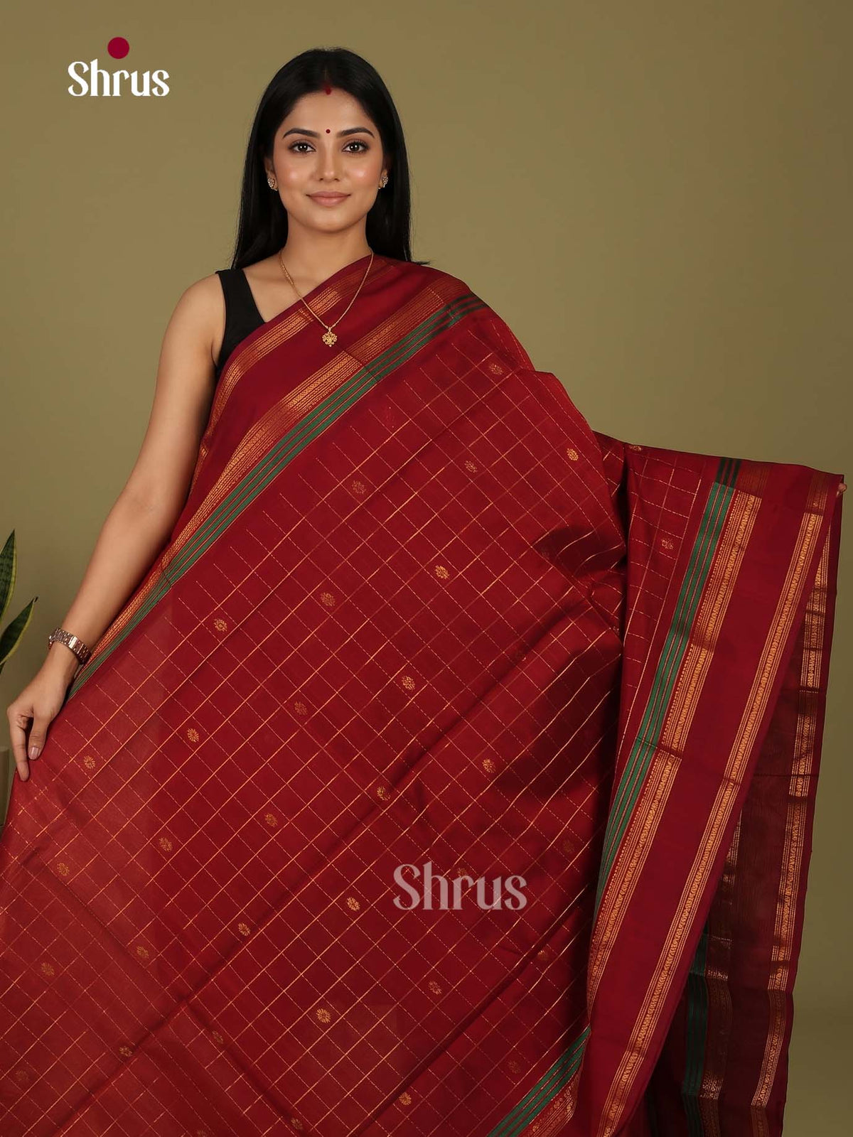 Silk Cotton Saree - EI23018