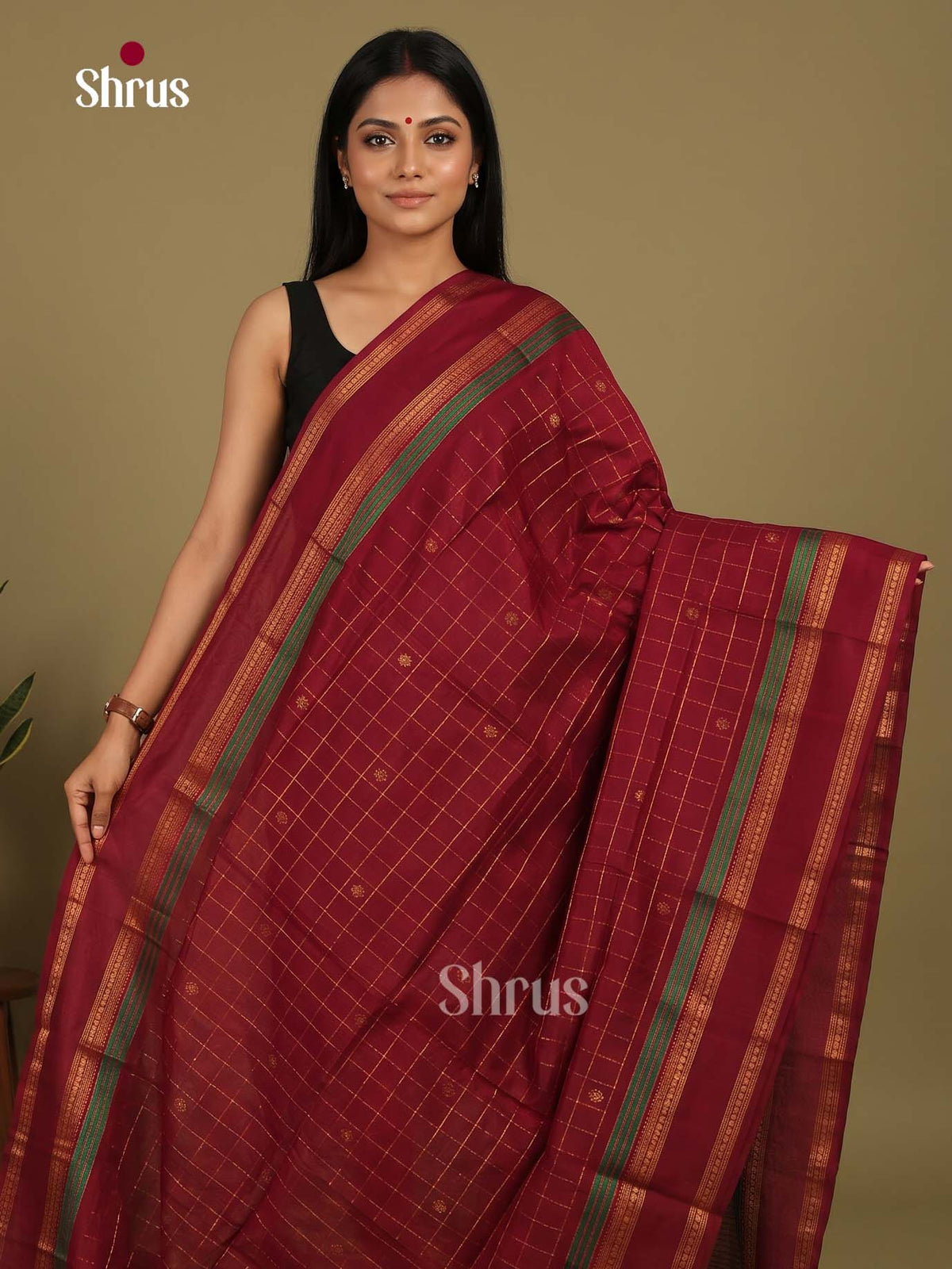 Silk Cotton Saree - EI23019
