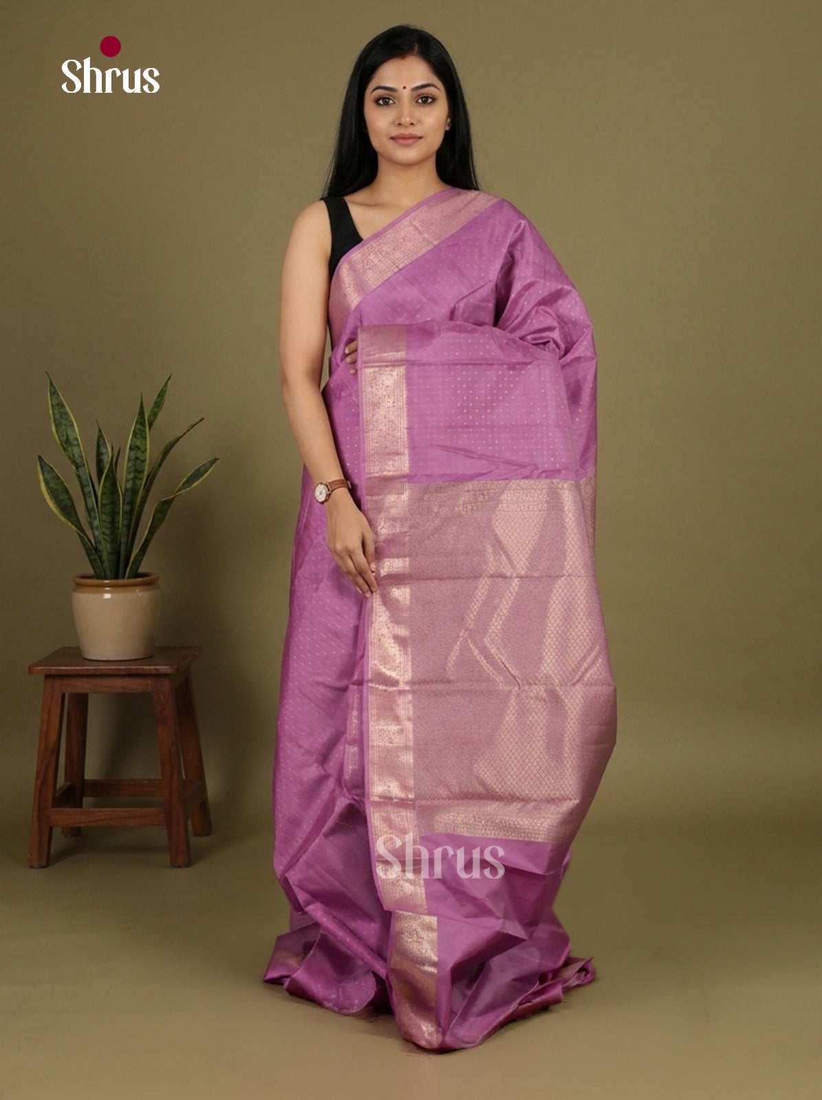 Kanchipuram silk Saree - EI23058