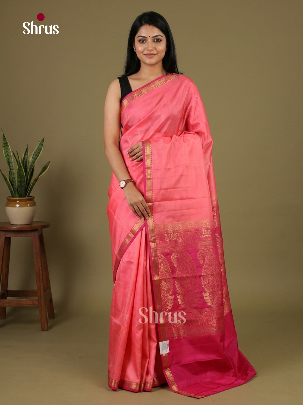 Kanchipuram silk Saree - EI23127