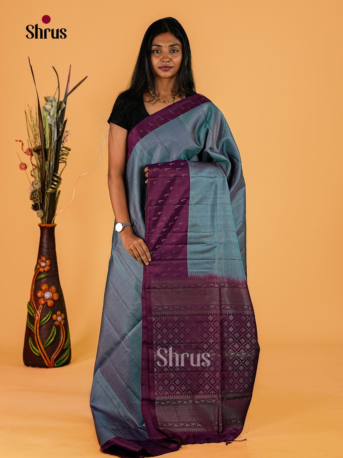 Soft Silk Saree - EI23150