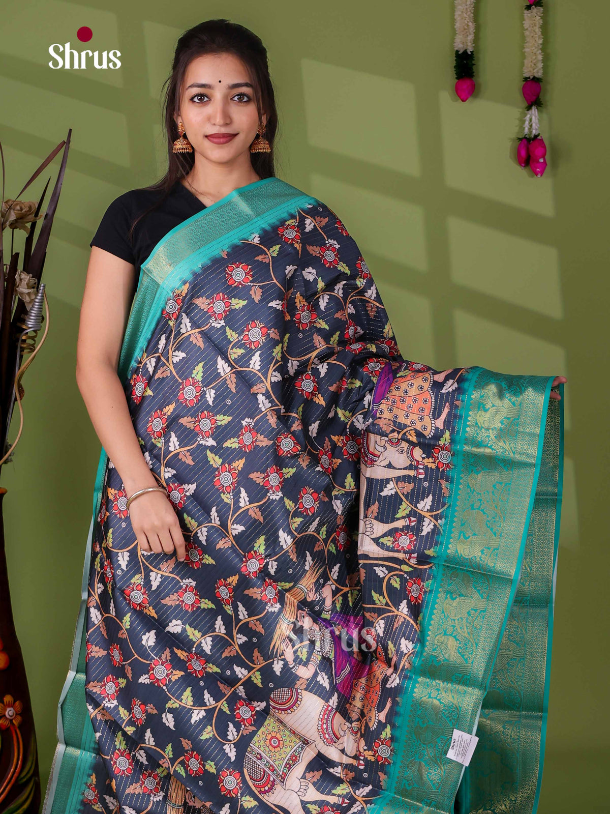 Semi Tussar Saree - EI24008